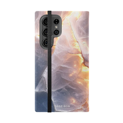 Crystal Veins Glow - Samsung S23 Ultra Case - Wallet