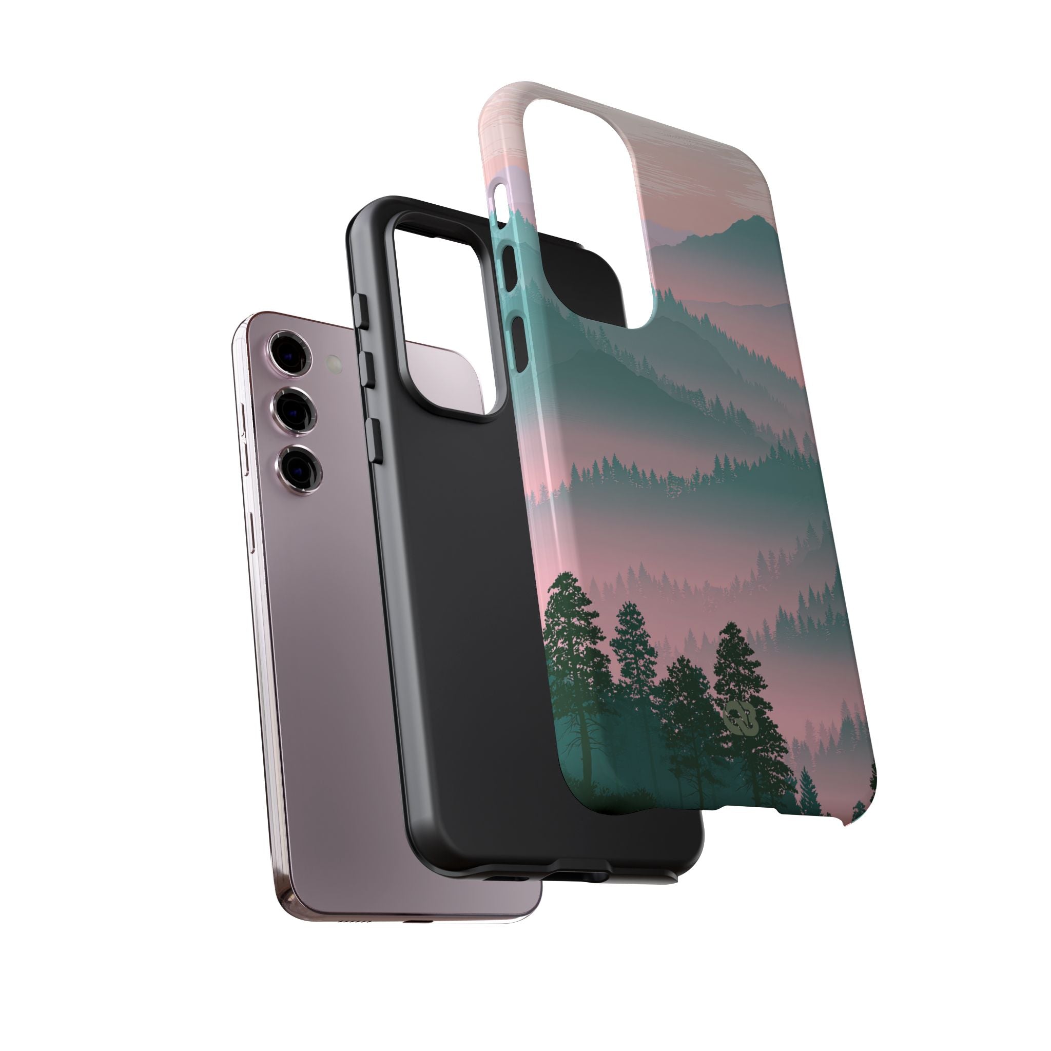 Teal Tough Phone Case for Samsung - Alpine Mist Teal