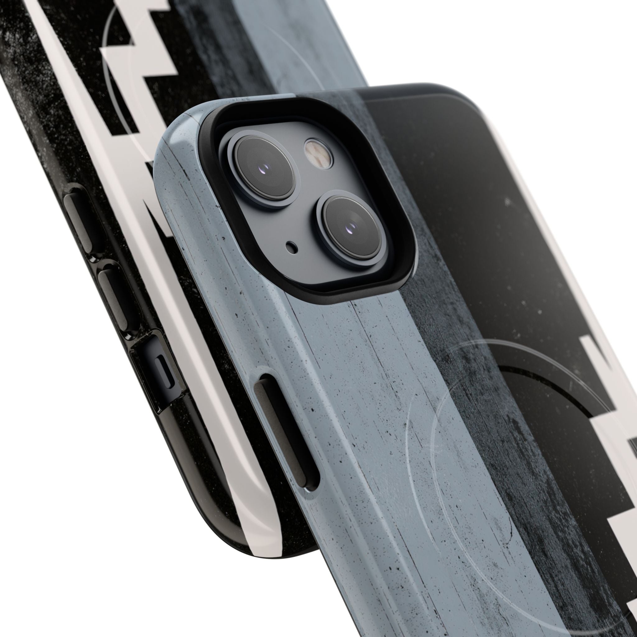 Grey Tough 2.0 Magsafe Phone Case for iPhone - Industrial Concrete Void
