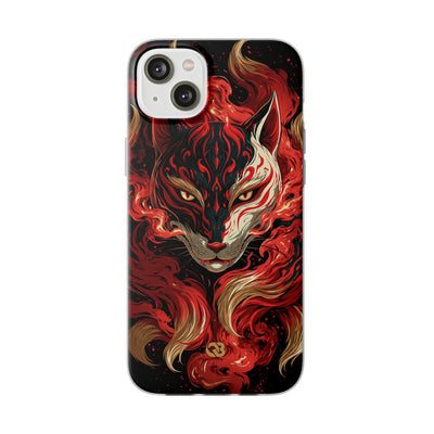 Crimson Kitsune Spirit · Lite Phone Case for iPhone ·  Red