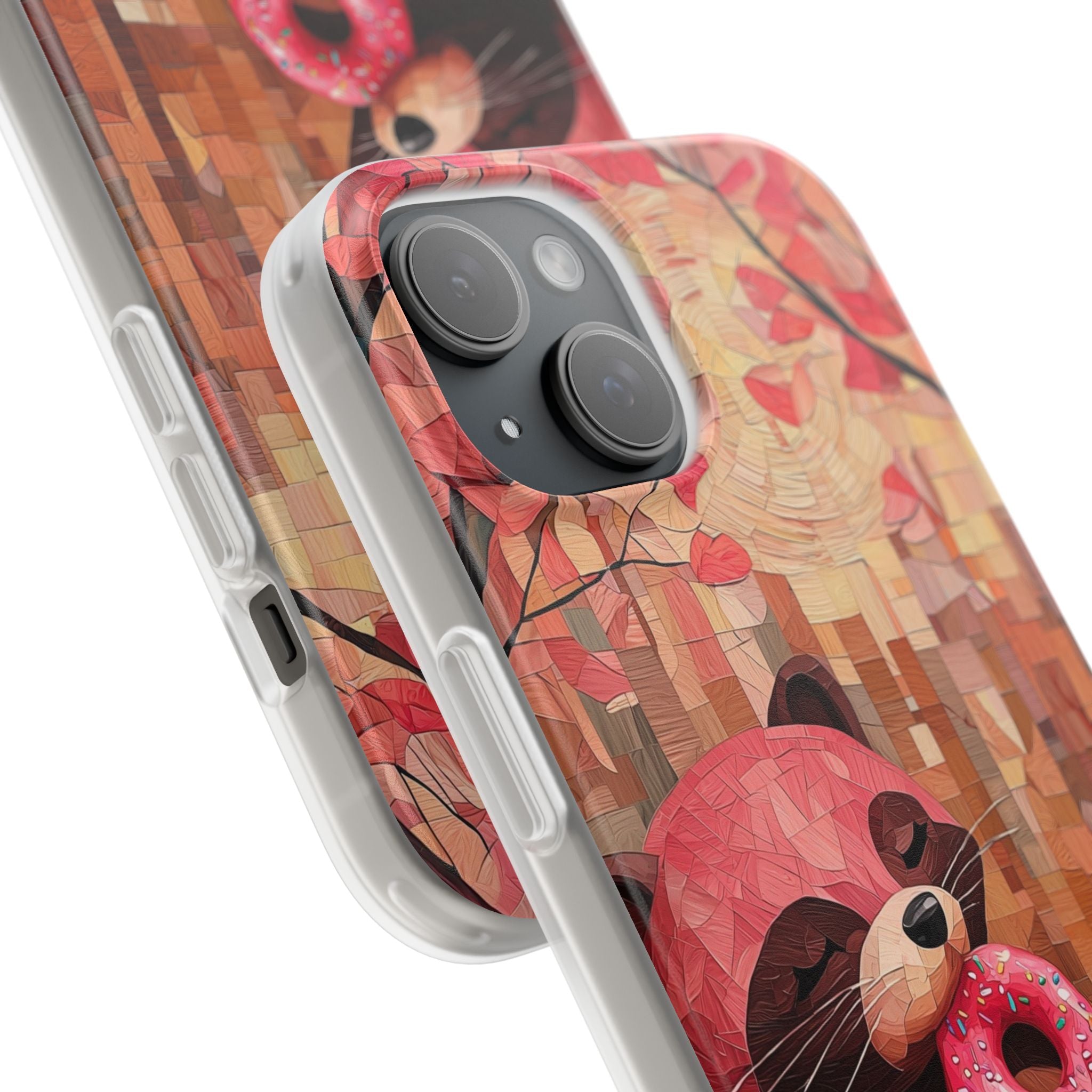 Crimson Donut Bandit · Soft Custodia per iPhone