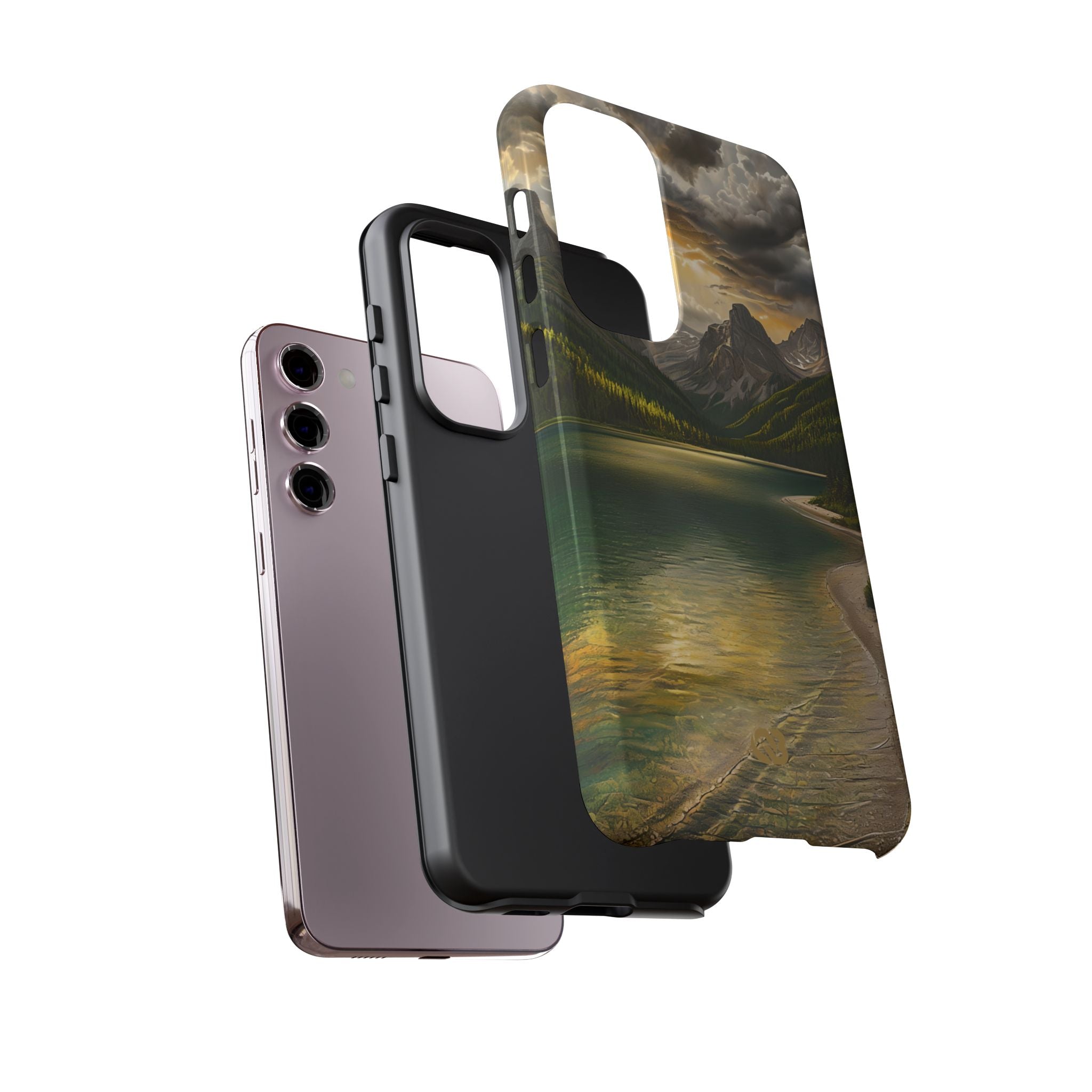 Gilded Mountain Lake · Tough etui na telefon dla Samsung
