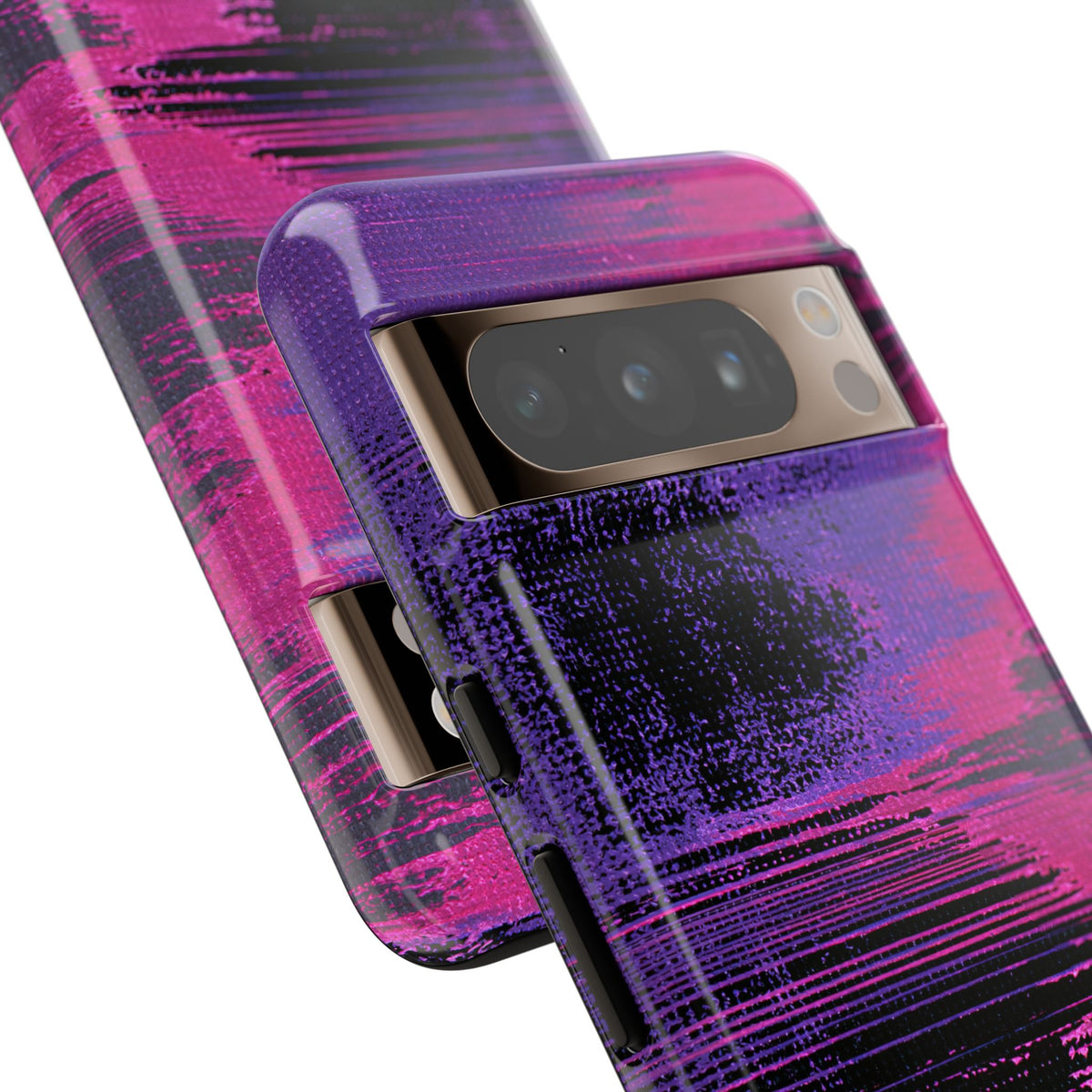 Neon Signal Shift · Tough Phone Case for Pixel ·  Purple