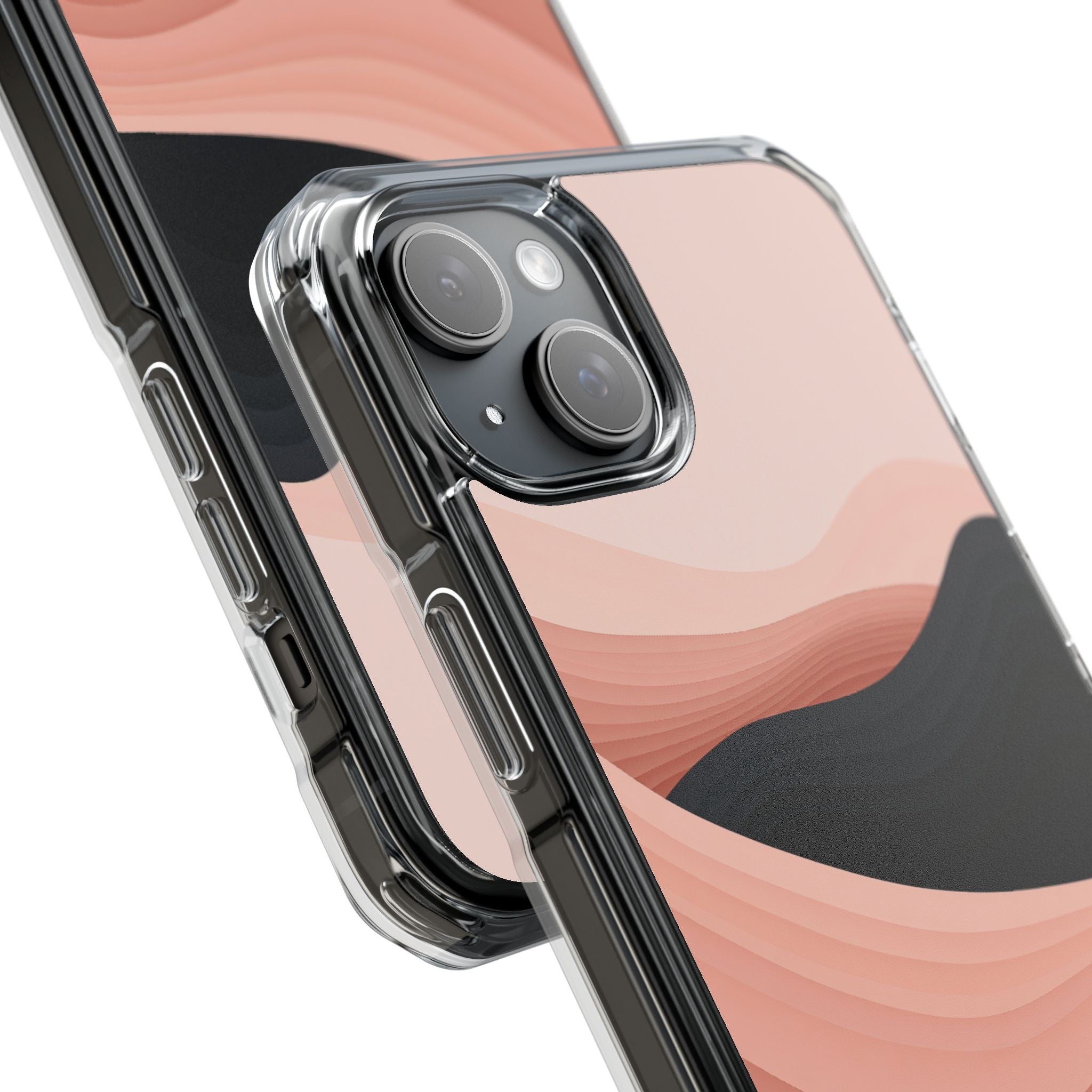 Pink Impact MagSafe Phone Case for iPhone - Dune Shadow Layers