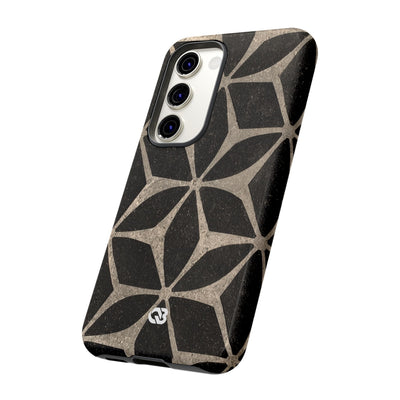 Concrete Mosaic Star · Tough Phone Case for Samsung · Black