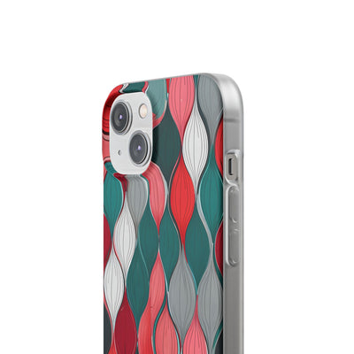 Slate Rose Ripple · Soft Phone Case for iPhone