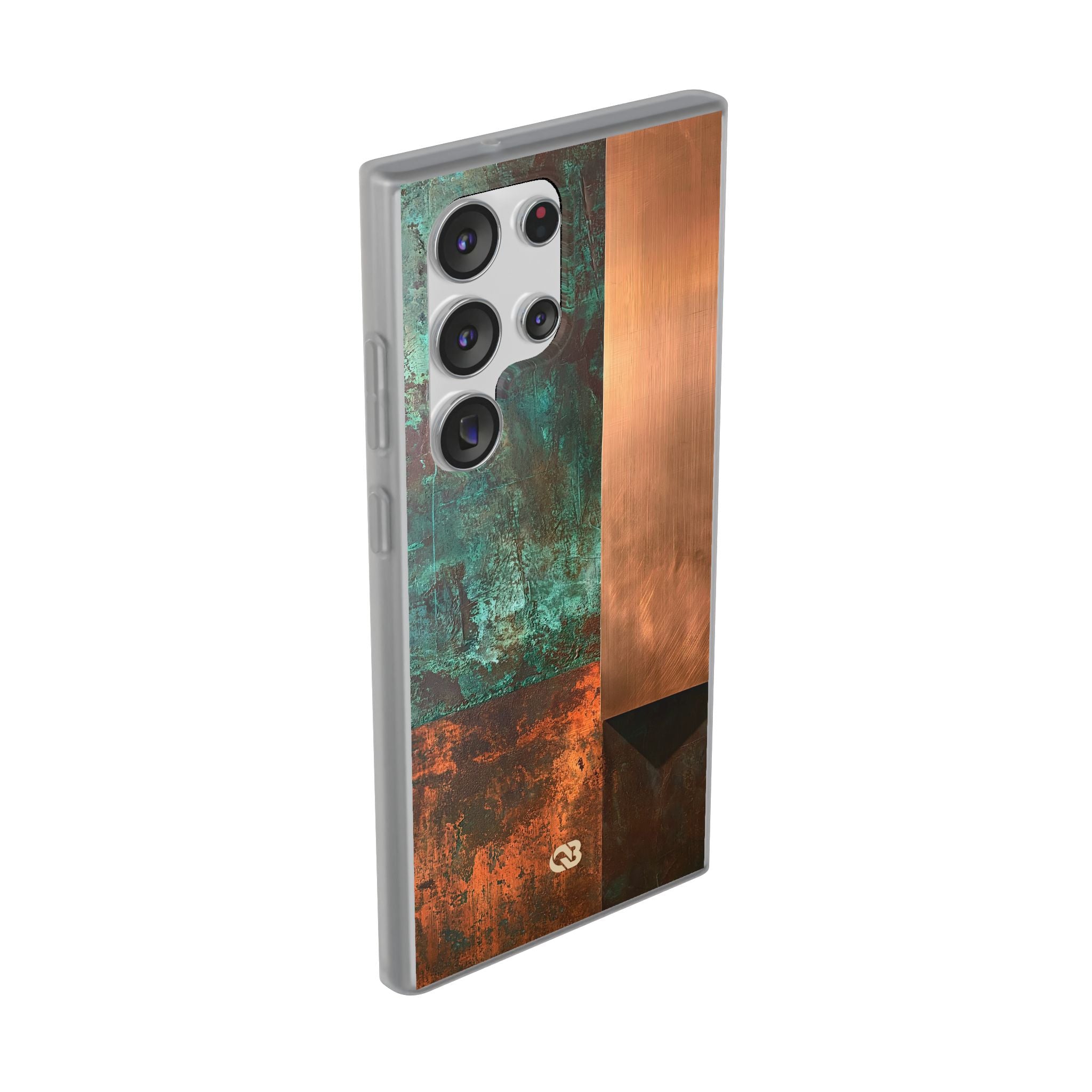 Teal Lite Phone Case for Samsung - Verdigris Copper Slab