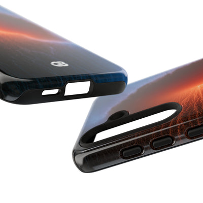 Thermal Aura Pulse · Tough Phone Case for Samsung · Blue