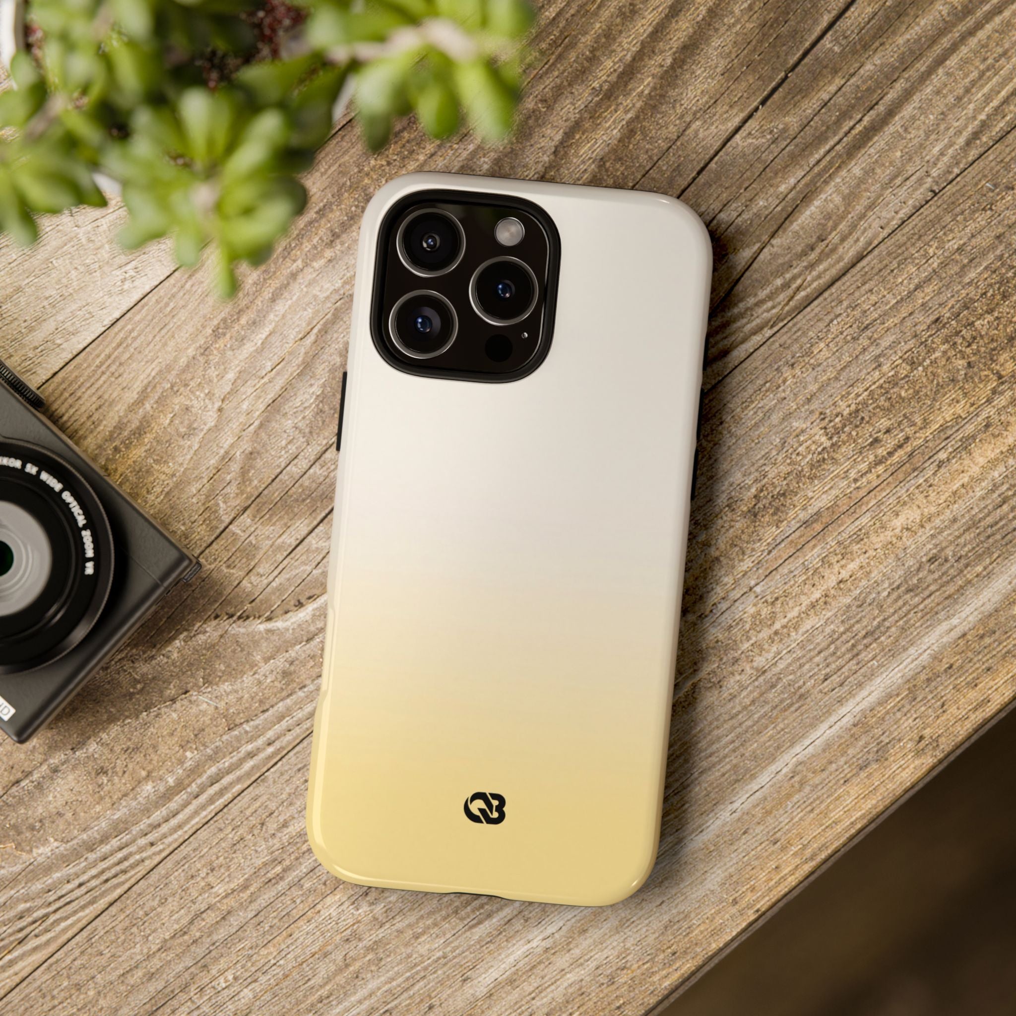 Yellow Tough Phone Case for iPhone - Bleached Citron Haze