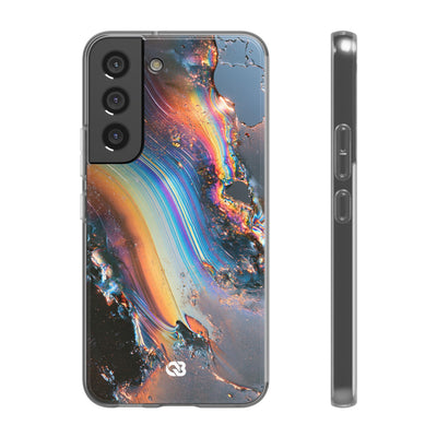 Prismatic Aura Flow · Lite Phone Case for Samsung · Blue