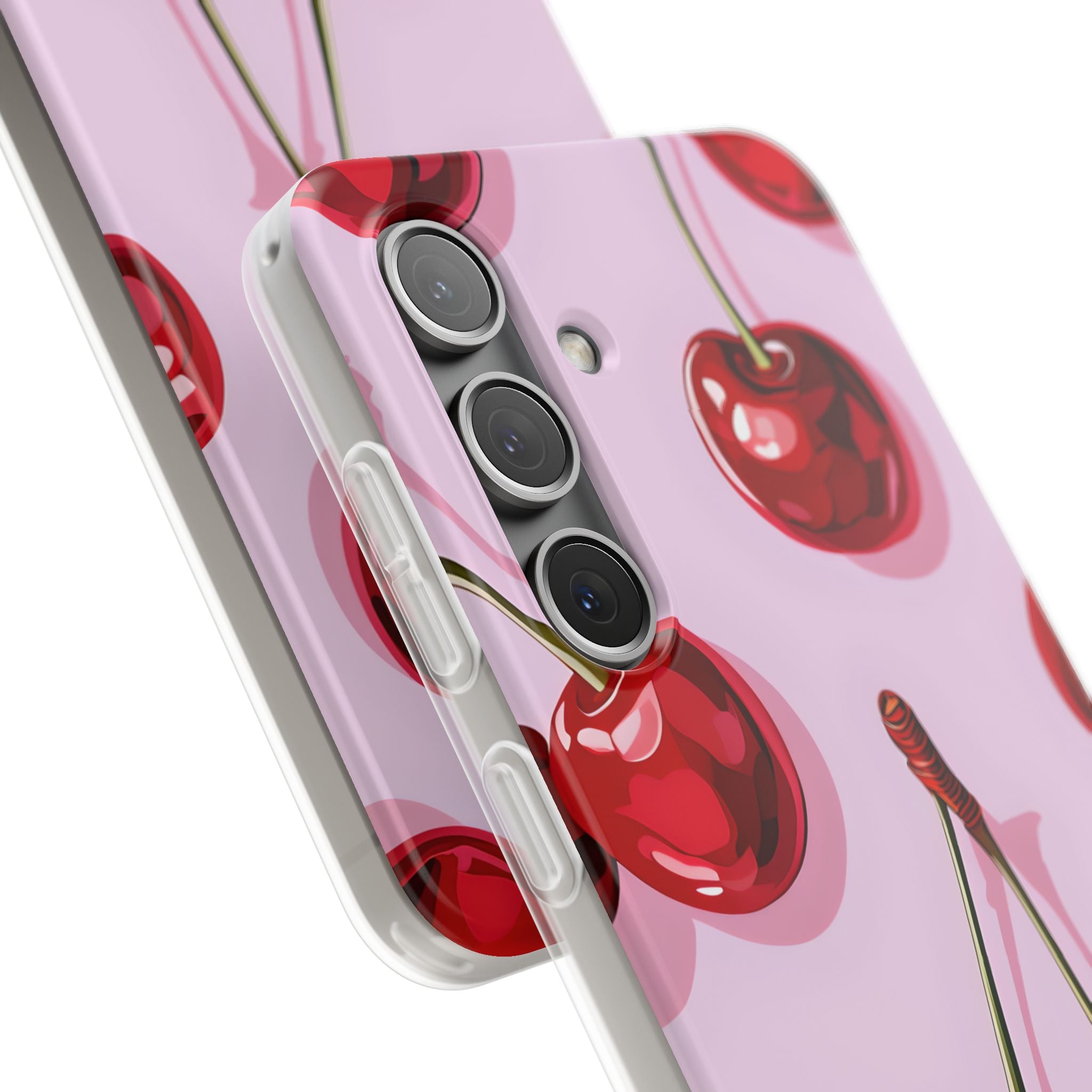 Glossy Cherry Burst Samsung S24 Case - Soft - CASE•BOB
