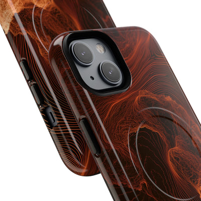 Amber Filament · Tough 2.0 Magnetic Phone Case for iPhone · Orange
