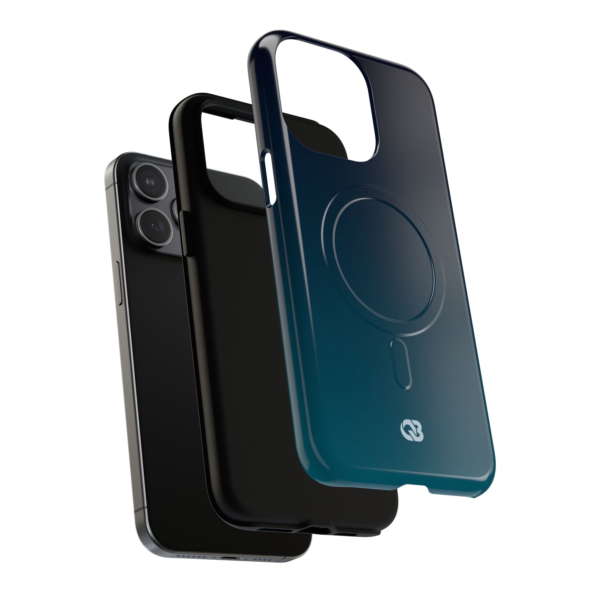 Teal Tough 2.0 Magsafe Phone Case for iPhone - Abyss Teal Haze