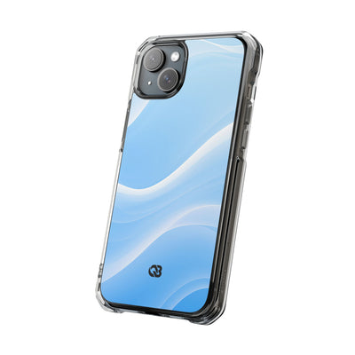 Blue Impact MagSafe Phone Case for iPhone - Glacial Blue Silk