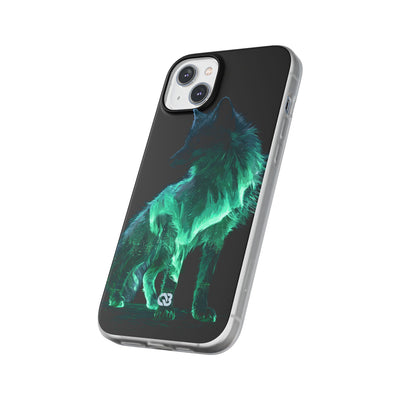 Nordic Aurora Fox · Lite Phone Case for iPhone ·  Teal