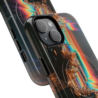 Prismatic Circuit · Tough 2.0 Magnetic Phone Case for iPhone · Black