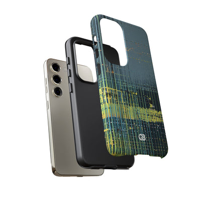 Acid Raster Circuit · Tough Phone Case for Samsung · Teal