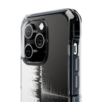 Black Impact MagSafe Phone Case for iPhone - Static Signal Split