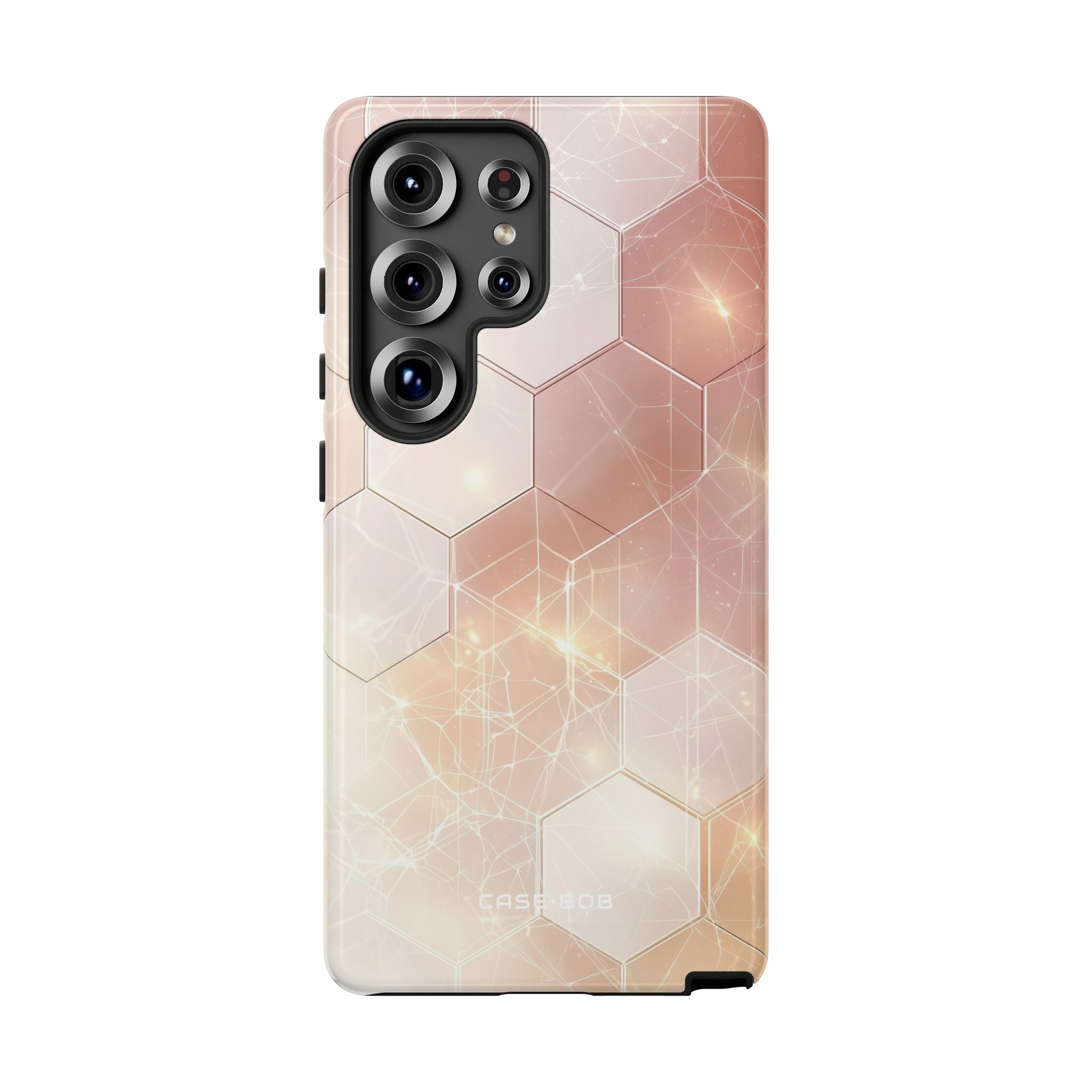 Honeycomb Glow Samsung S25 Ultra Case - Tough