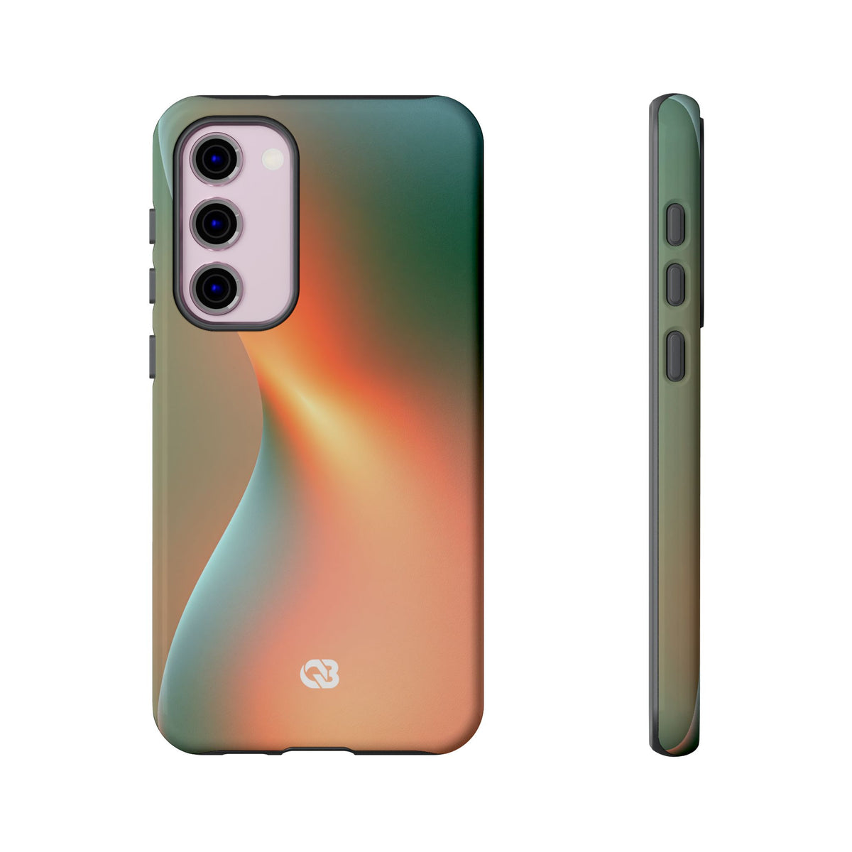 Radiant Contour · Tough Phone Case for Samsung · Orange