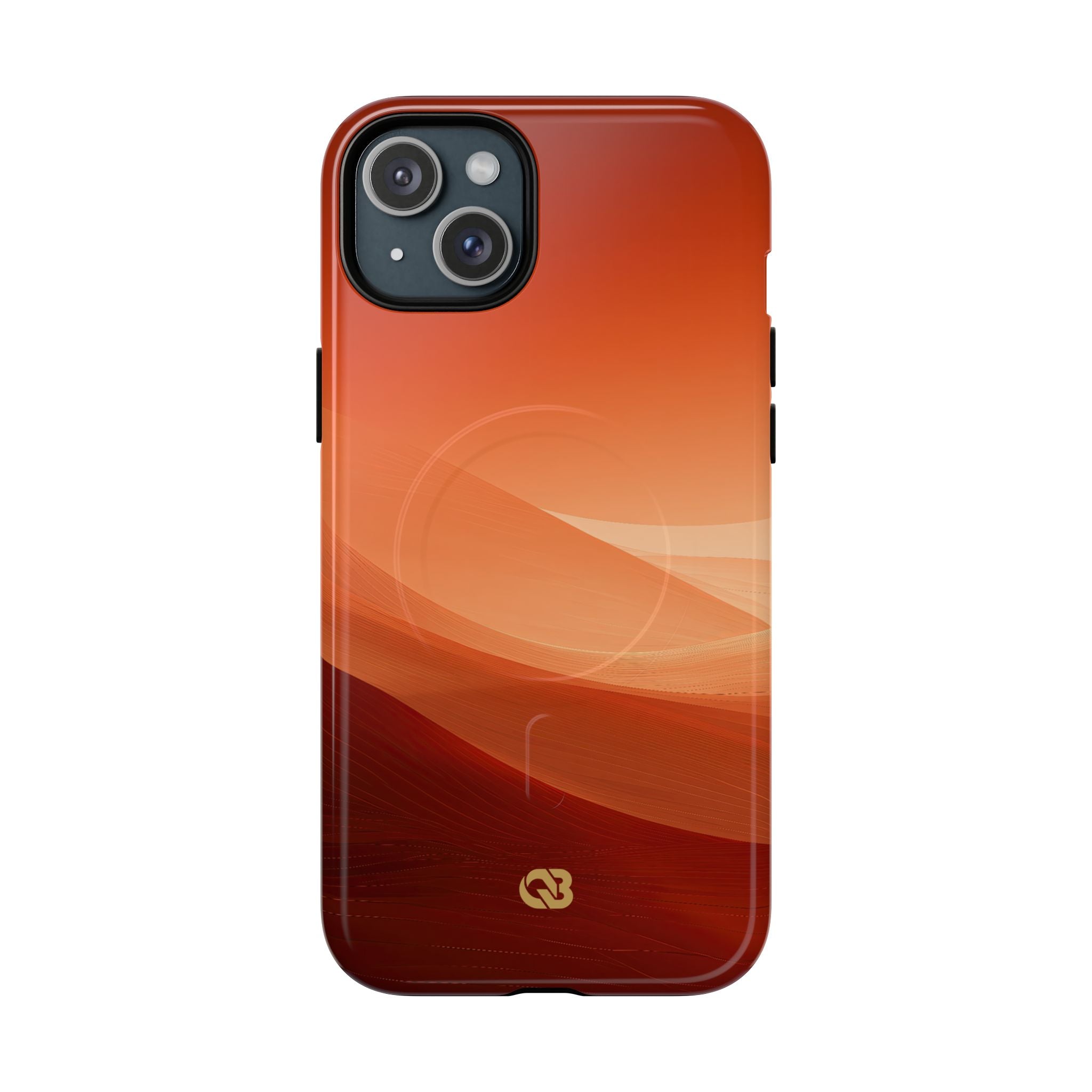 Orange Tough 2.0 Magsafe Phone Case for iPhone - Crimson Dune Gradient