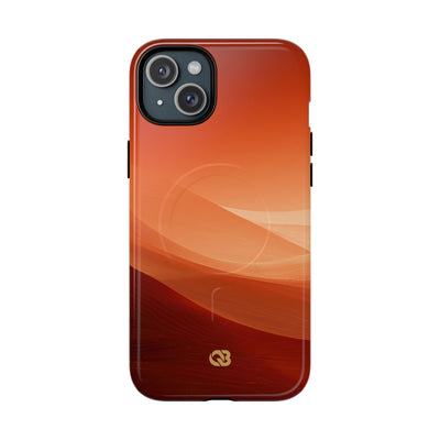 Orange Tough 2.0 Magsafe Phone Case for iPhone - Crimson Dune Gradient
