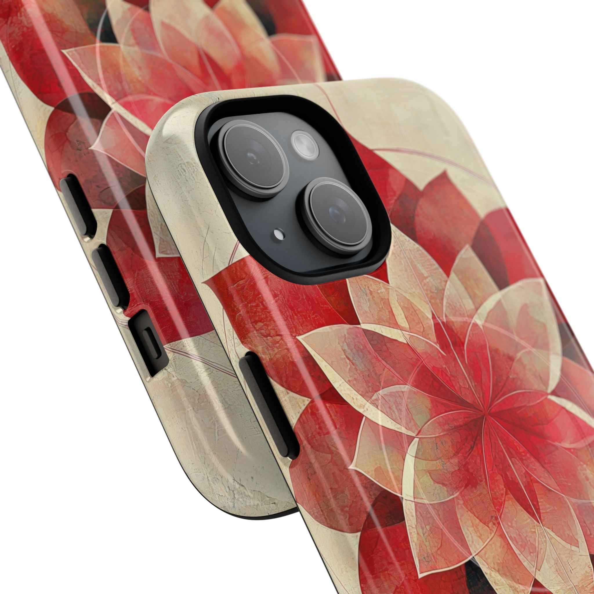 Crimson Petal Peak · Tough+ Phone Case for iPhone · Magsafe