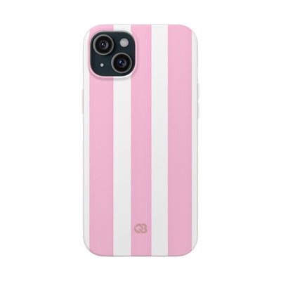 Soft Pink Stripe · Soft Phone Case for iPhone