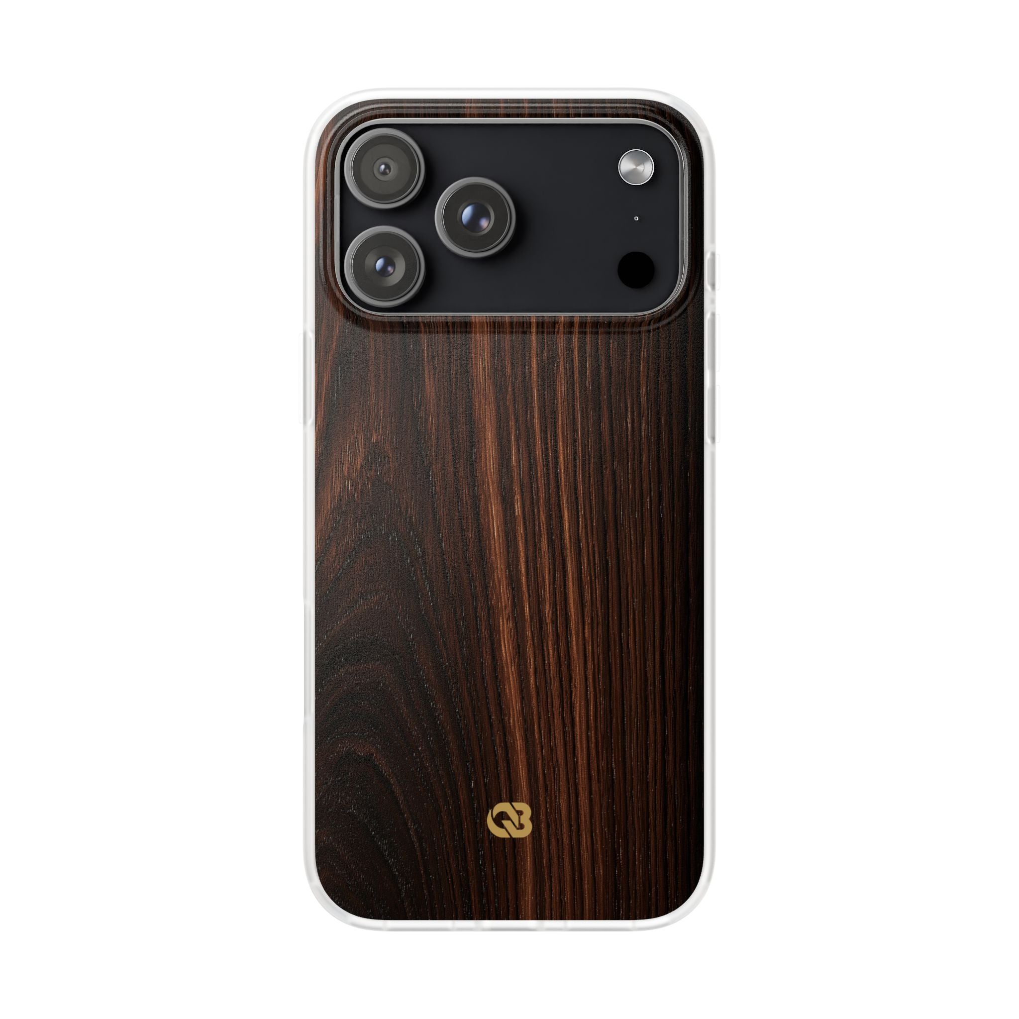 Brown Lite Phone Case for iPhone - Burnished Mahogany Grain