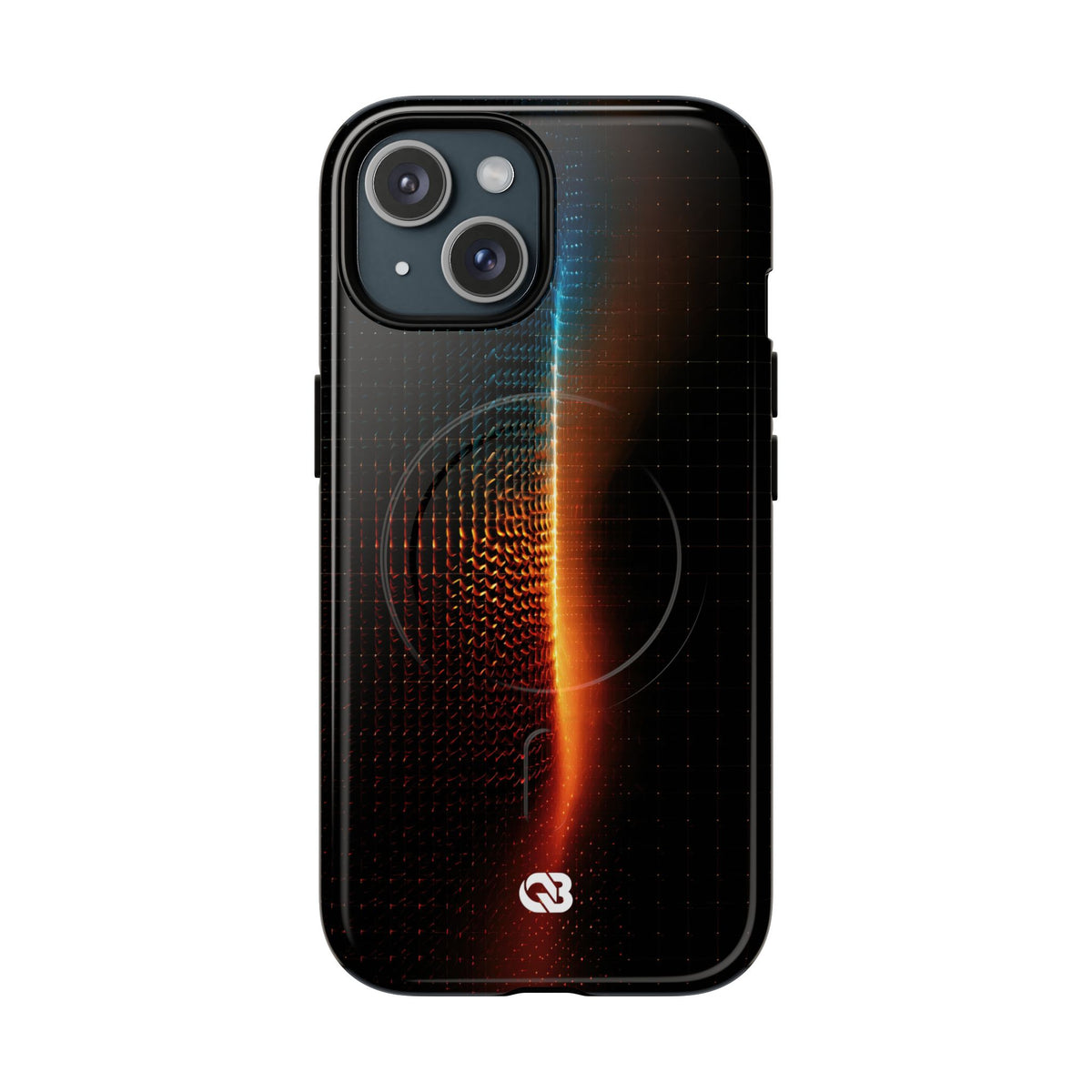 Luminous Refraction Grid · Tough 2.0 Magnetic Phone Case for iPhone · Black