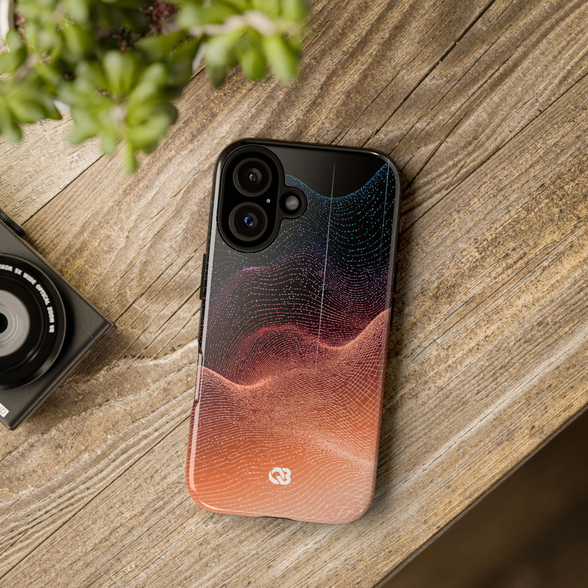 Spectral Elevation · Tough Phone Case for iPhone · Orange