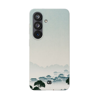 Blue Lite Phone Case for Samsung - Mist Valley Pagoda