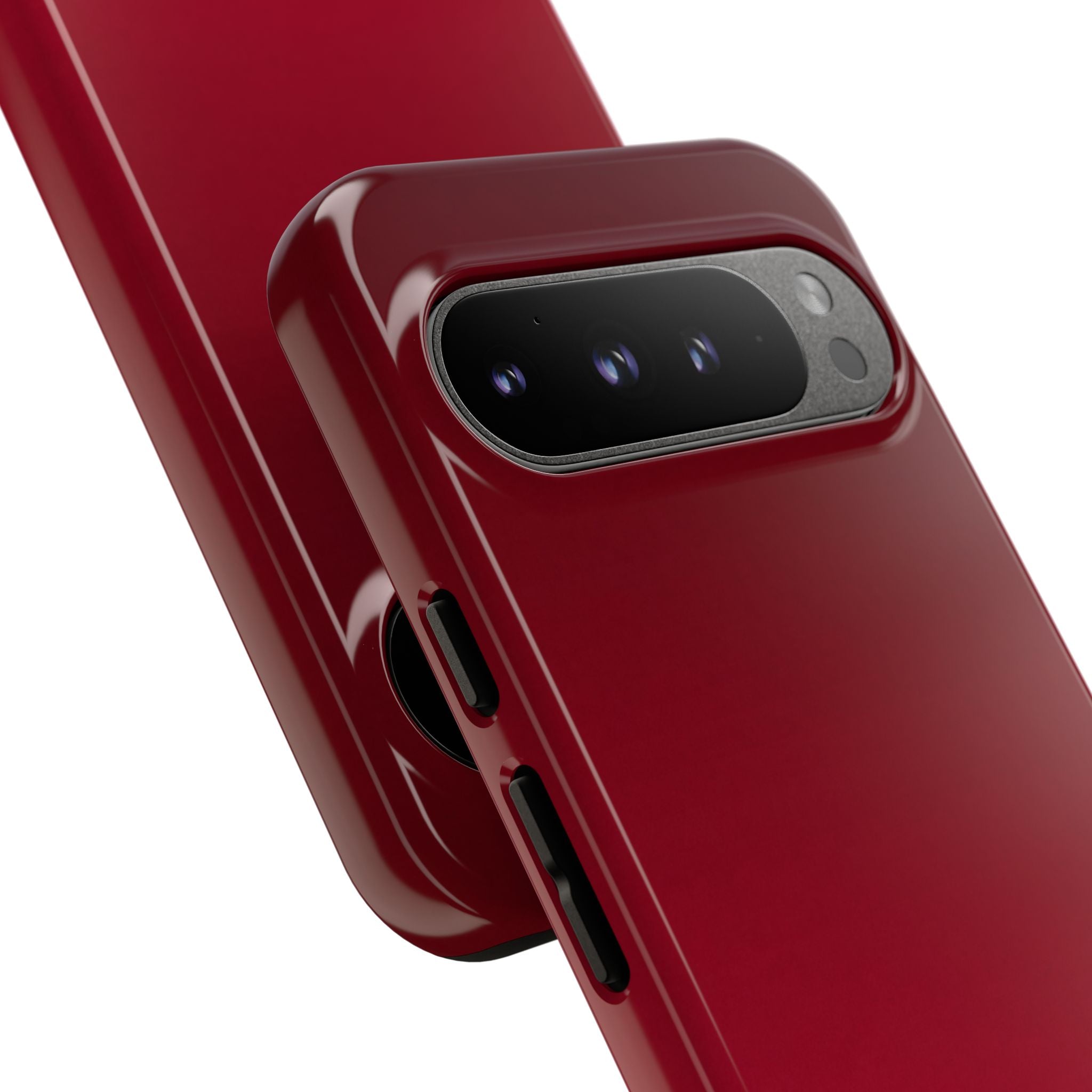 Red Tough Phone Case for Google Pixel - Crimson Velvet Fade