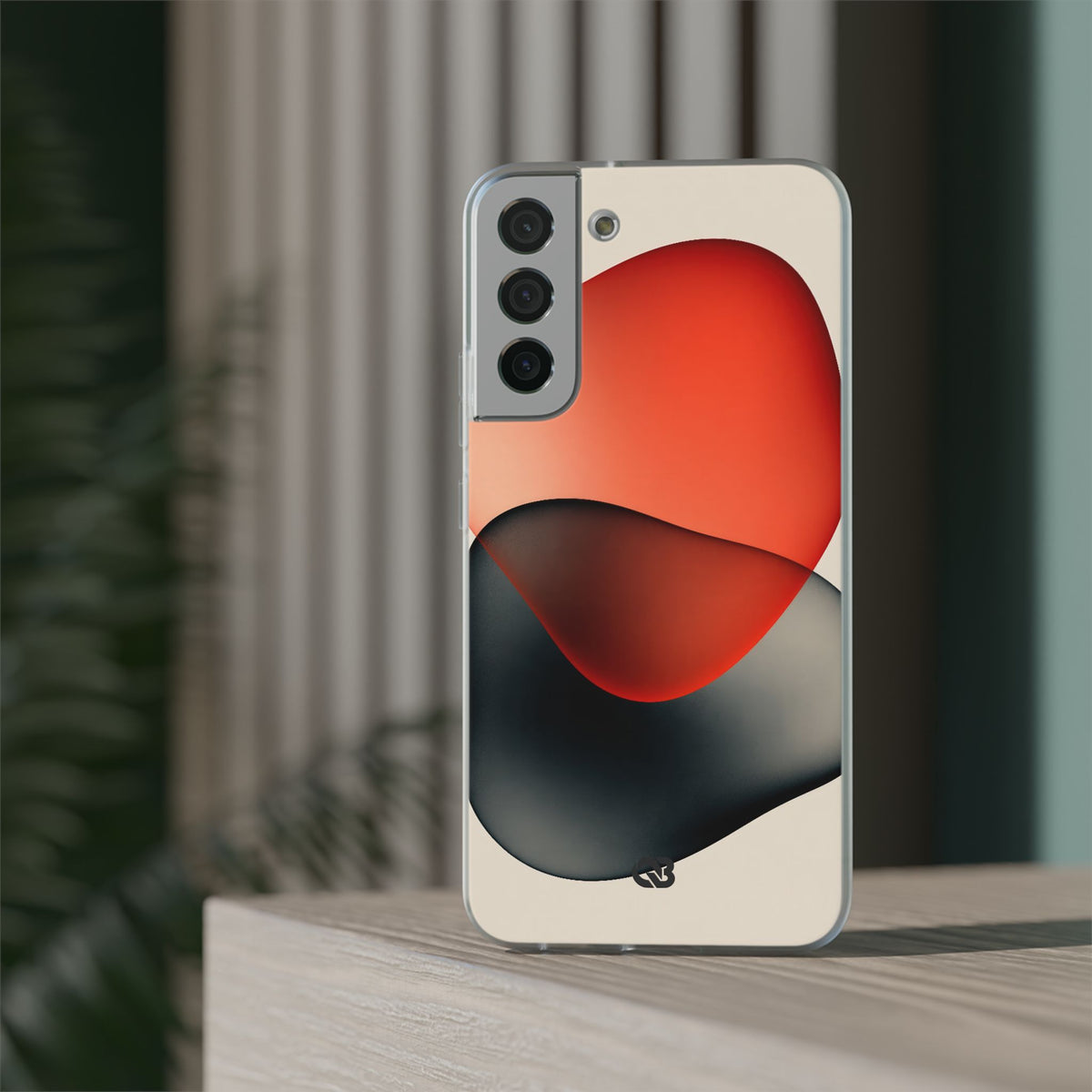 Translucent Crimson Form · Lite Phone Case for Samsung · Red