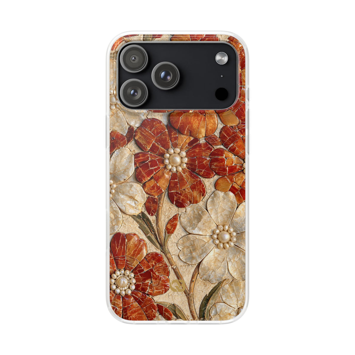 Carnelian Pearl Bloom · Lite Phone Case for iPhone ·  Orange