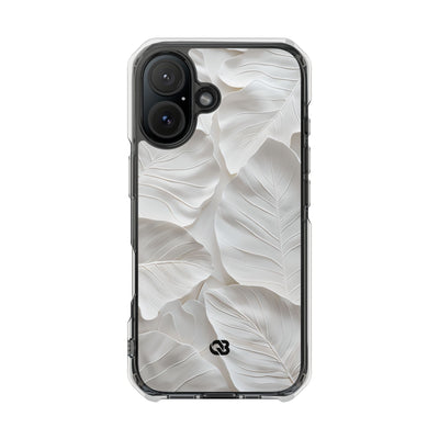 Sculpted Ivory Leaves · Impact Phone Case for iPhone · Magsafe