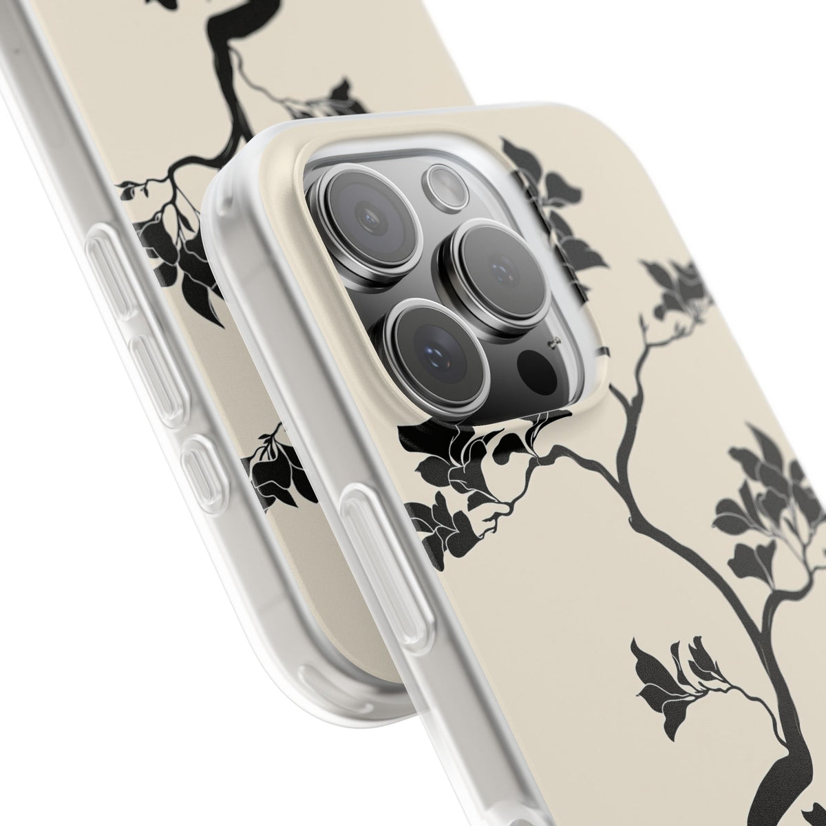 Ebony Magnolia · Lite Phone Case for iPhone ·  Beige