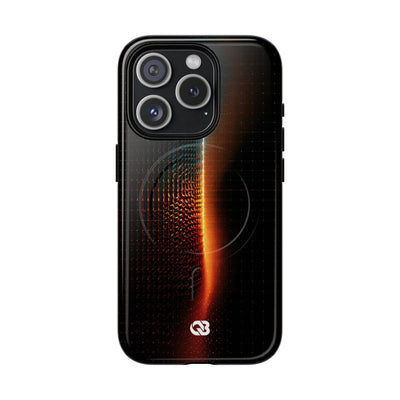 Luminous Refraction Grid · Tough 2.0 Magnetic Phone Case for iPhone · Black