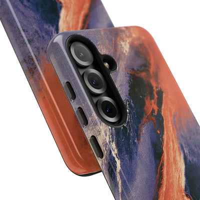 Solar Aura Drift · Tough Phone Case for Samsung · Orange