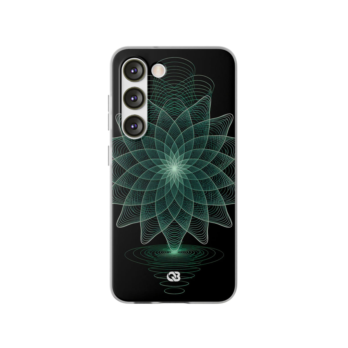 Verdant Harmonic Bloom · Lite Phone Case for Samsung · Black