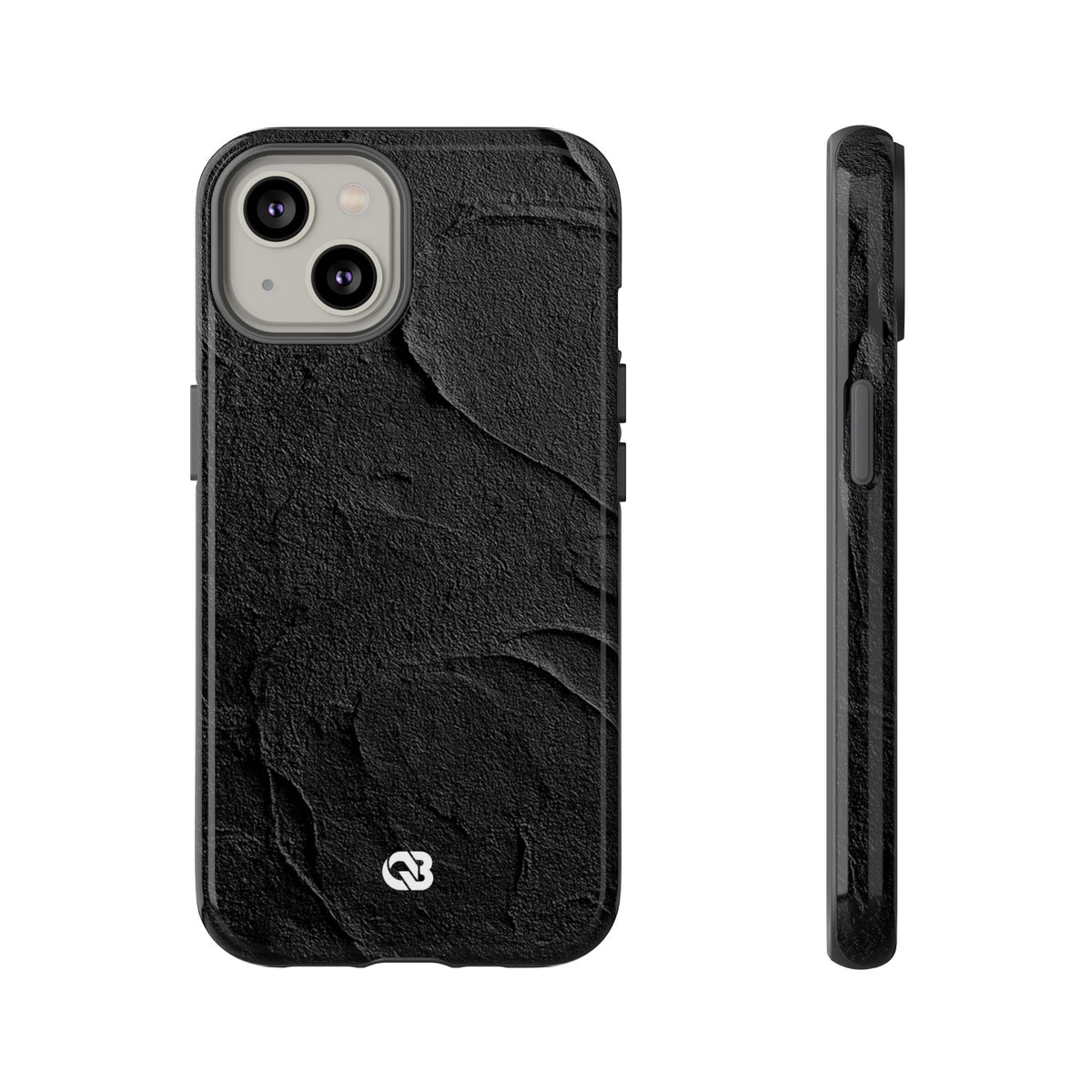 Obsidian Stucco Relief · Tough Phone Case for iPhone · Black