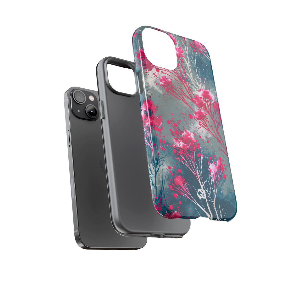 Cyber Blossom · Tough Phone Case for iPhone · Teal