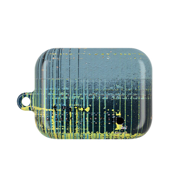 Acid Raster Circuit · Hard Case for AirPods & AirPods Pro · Teal