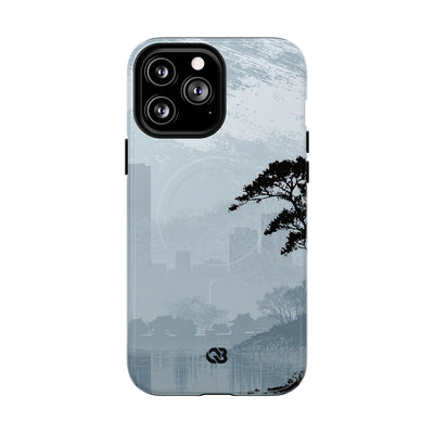 Misty Horizon · Tough 2.0 Magnetic Phone Case for iPhone · Blue
