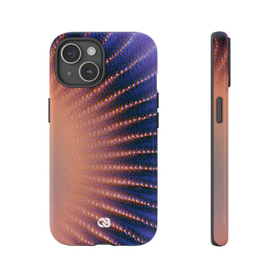 Luminous Aura Burst · Tough Phone Case for iPhone · Blue