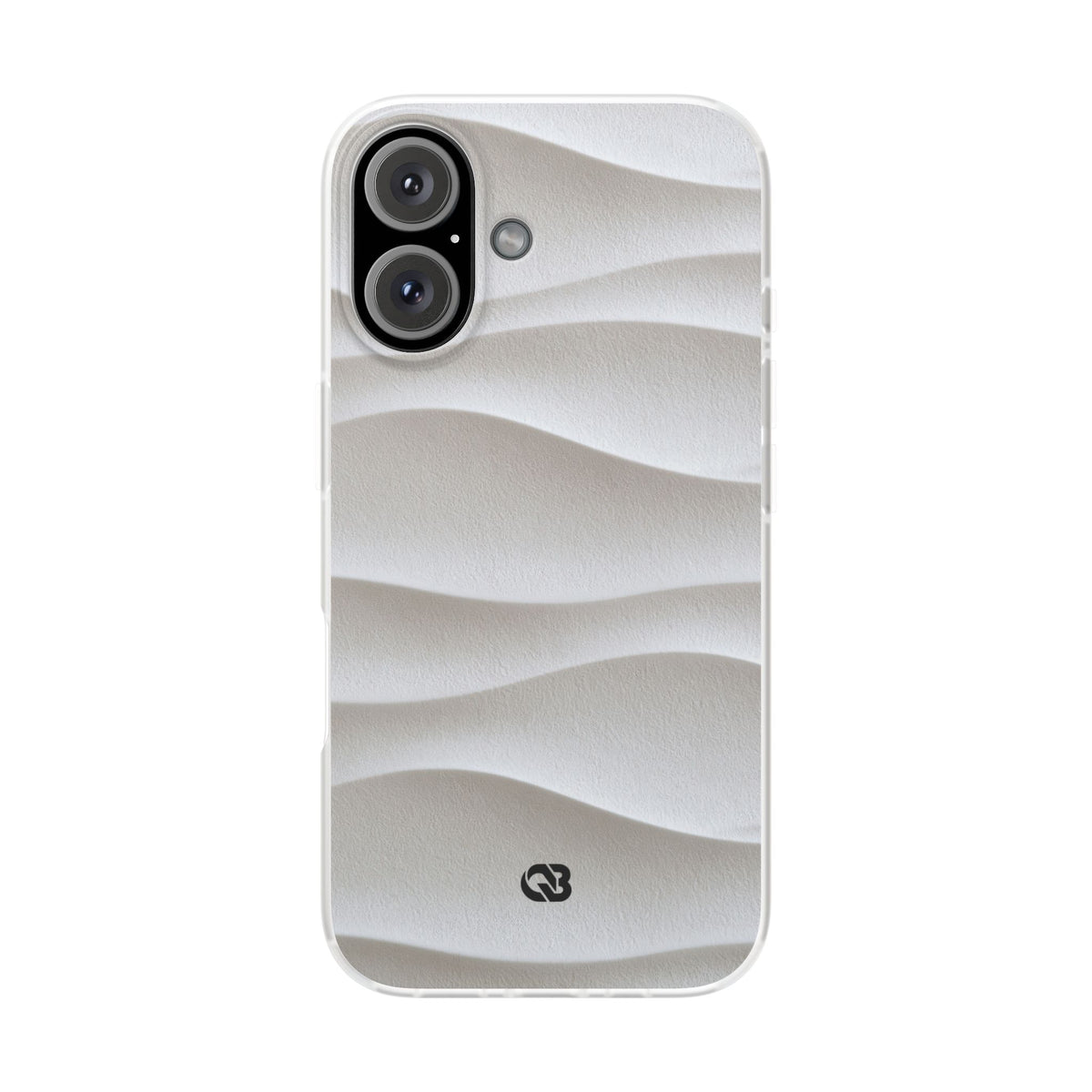 Sculpted Dune Relief · Lite Phone Case for iPhone ·  White