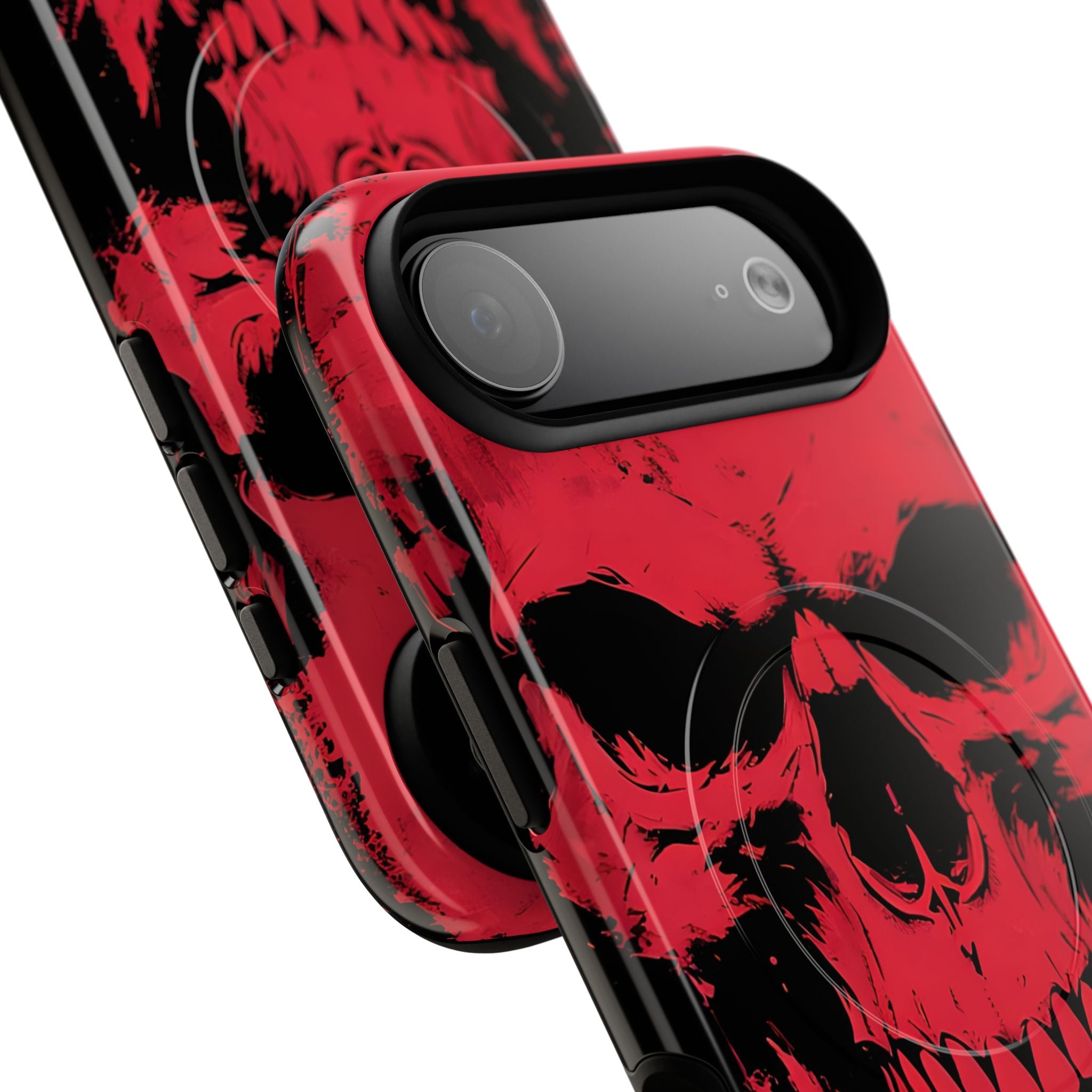 Crimson Street Skull · Tough+ Magsafe