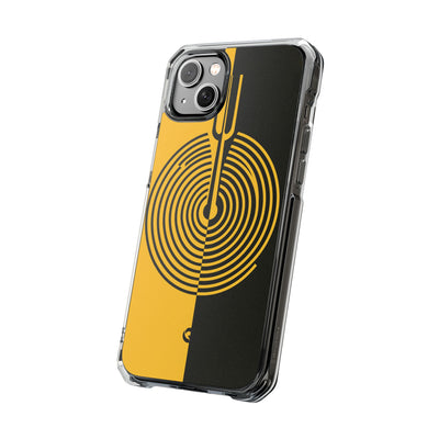 Yellow Impact MagSafe Phone Case for iPhone - Voltage Sector Pulse