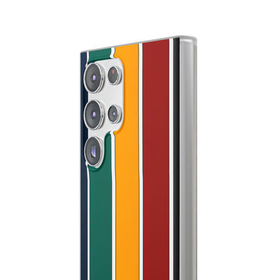 Retro Racing Bars · Soft Phone Case for Samsung