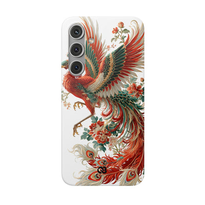 Vermilion Imperial Phoenix · Lite Phone Case for Samsung · Red